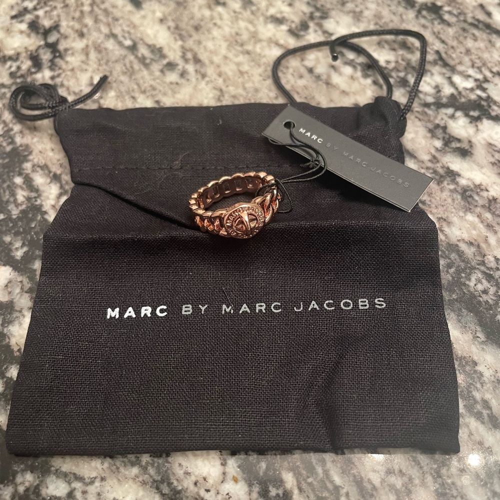 Marc By Marc Jacobs Rose Gold Tone Women's Ring